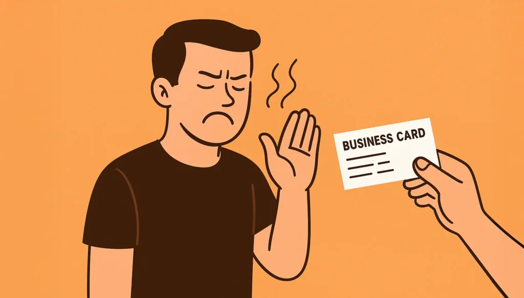 Why Your Business Cards Might Be Costing You Customers (And What to Do Instead)