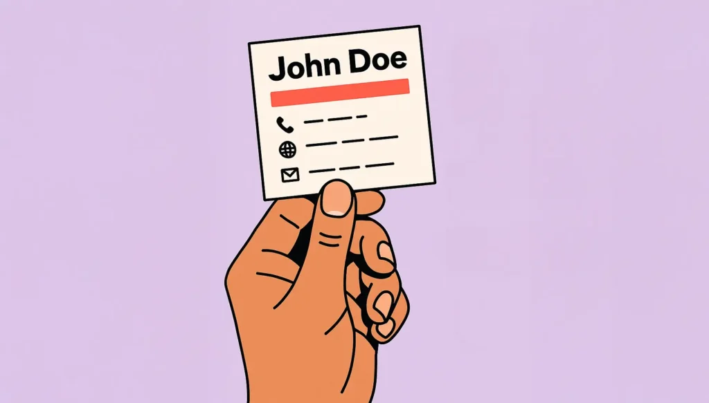 What to Include on Your Business Card (Besides Your Name)